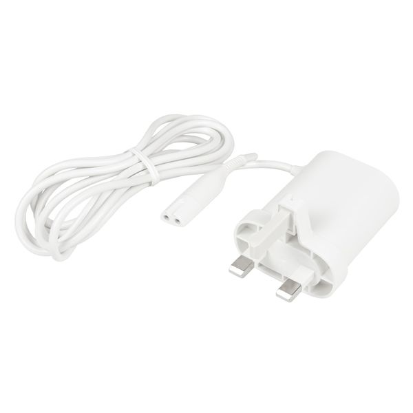 Braun - 3-Pin Replacement Wall Charger for Braun Silk-épil - Type/Tipo 492-5214 Power Adapter Cord Shaver Charger 12V 400mA - Replacement for Braun Epilator Type 492-5214 - White