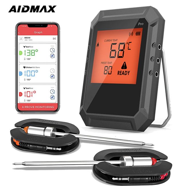 AidMax Mini6 Food Thermometer Digital Kitchen Thermometer Meat