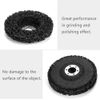 5pcs Stripping Wheel Poly Strip Wheel Disc Rust Clean Quality Grinder Angle Discs Black 100mm 60#