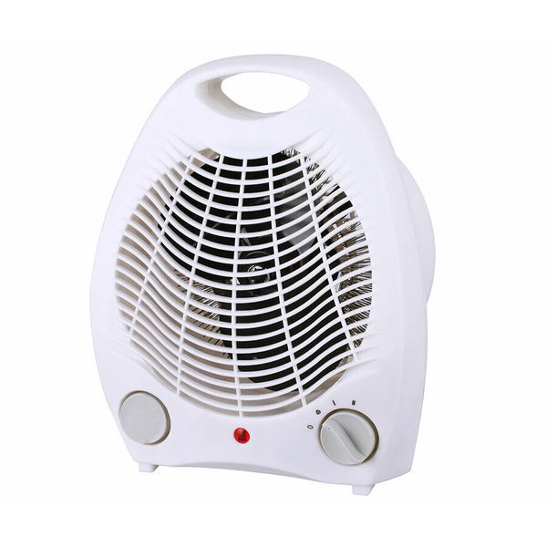 Brentwood H-F302W 1500-Watt Portable Electric Space Heater and Fan, White