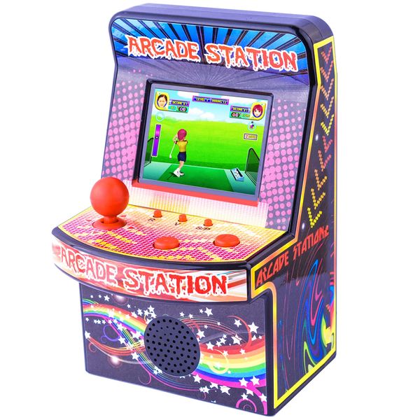 Great Boy Arcade Handheld Game Console for Kids with Buid in 240 Puzzle Casual Video Games HD Color Screen Retro Mini Game Machines Electronics Toys Girls Boys Toddlers Birthday Christmas Party Gift