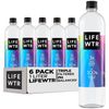LIFEWTR 33.8 fl oz Water Bottles - Electrolyte-Enhanced Hydration - 6 Pack