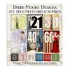 Debbi Moore Designs Art Deco Milestones & Numbers CD Rom (326280)