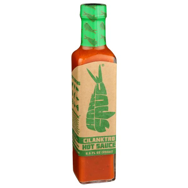 Cilanktro Hot Sauce By Hank Sauce - Versatile, Mild, Cayenne Pepper Sauce Infused With Fresh Garlic & Cilantro - Multipurpose Craft Hot Sauce - Gluten Free - 8.5 Fl Oz (Pack Of 1)