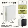 Lihit Lab Ring Note Storage File A5 Clear N1860-1