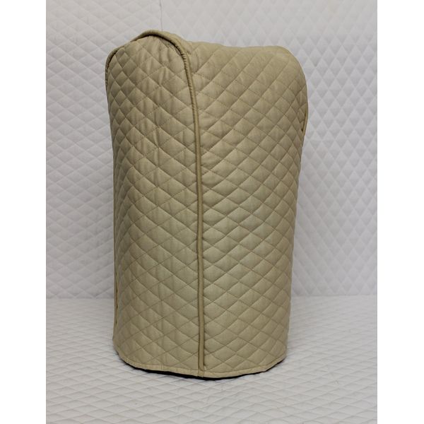 Simple Home Inspirations Beige Quilted Coffeemaker Cover