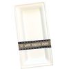 Biodegradable Sugarcane Bagasse Plates - Rectangle - 10" x 5" - Heavyweight - 50 Pack