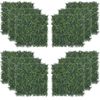 12PCS Artificial Grass Garden Privacy Screen Garden Home Backdrop Wall Decor