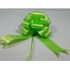 1 Bow 50mm Pull Bow Ribbon Leaf Bright Green Double Sided 50 mm 5cm 2" 2 Inch