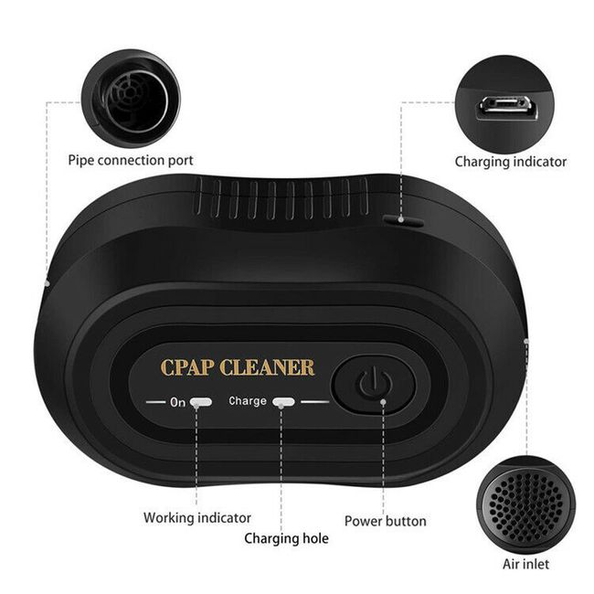 Portable Rechargeable CPAP Cleaner Sanitizer Cleaning Machine Ozone Sterilizer