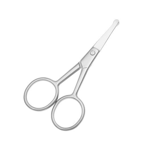 Motanar Safety Hair Scissors Stainless Steel Blunt Tip Scissor for Hair Cutting Professional Grooming for Eyebrows, Nose, Moustache, Beard Men Women