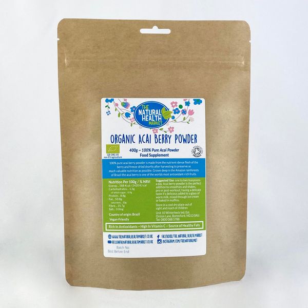 Organic Acai Berry Powder (400g)