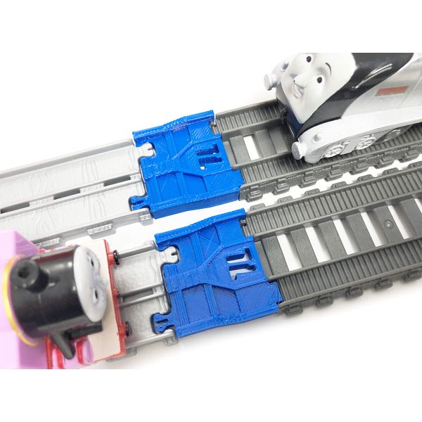 TrainLab Adapters Compatible with Thomas Adventures to Trackmaster 2014 Gray Train Tracks (Blue)