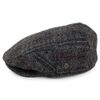 Jaxon & James Harris Tweed Loch Alsh Flat Cap - Grey Multi L