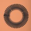 HOYOEY 6 Pieces Full Circular Stretch Flexible Comb Plastic Circle Comb Zigzag Headband Flexi Combs