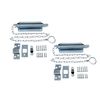 QCAA Chain Bolt, 6", Zinc Plated, 2 Pack, Made in Taiwan