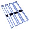 Pattern Effect Sugarcraft Cutters - Stainless Steel (Side Stipes)
