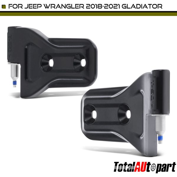 2Pcs Door Hinge for Jeep Wrangler 2018-2021 Gladiator Front or Rear Lower Side