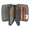 LÄSSIG Unique School Triple Pencil Case Slim Navy, navy, Lässig School Triple