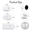 20Pcs Replacement Pad in 3 Sizes, Self-Adhesive Pads, Electrode Pad, Electrodes Pad, Compatible with Most Machine