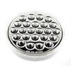 4" Inch White 24 LED Round Backup Reverse Tai Light + 3 Wire Plug- Qty 2