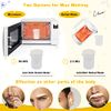 Auperwel 120g Wax Nose Wax Kit - Includes 30 Applicators for Quick & Painless Nose Hair Waxing, Perfect for Men and Women, Long Lasting Nose Hair Remover Wax Kit with 20-30 Uses- White