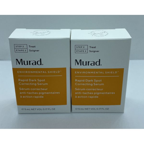 NEW 2X MURAD Rapid Dark Spot Correcting Serum Travel 5ml/0.17oz EA AUTHENTC