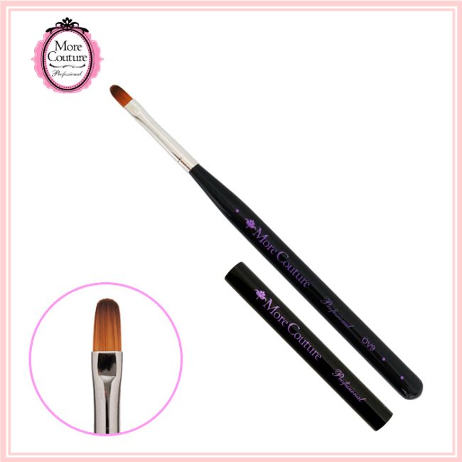 [Product ordered from manufacturer] More Couture Gel Nail Brush Gel Brush Nail Supplies Oval @ More Gel Brush Oval 9mm _t13374