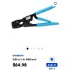 SharkBite 865896 PEX Crimp Ring Tool Kit With *FREE* 10 pc 1/2in Clamps