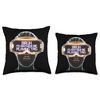 Bruh I'd Rather Be Playing Tag Wearing VR Gaming Glasses Throw Pillow