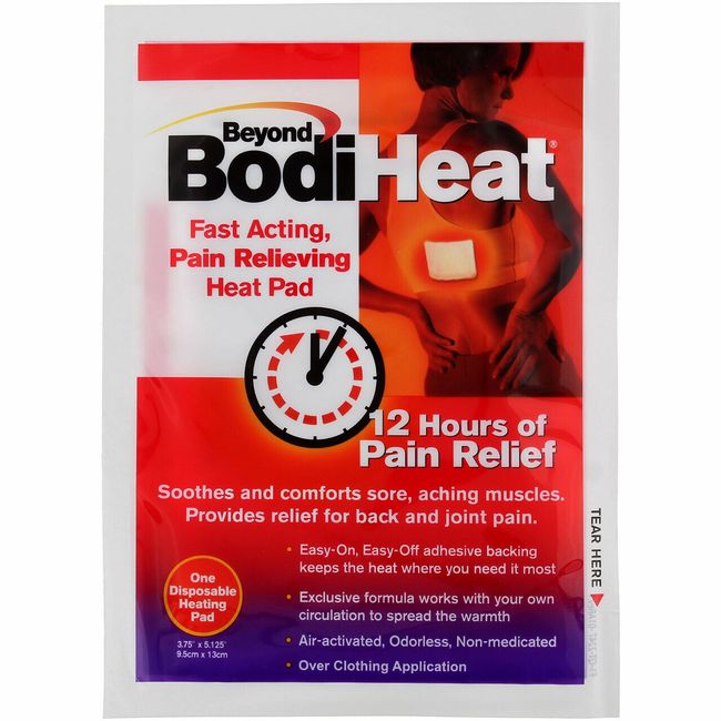 2 Pack Beyond BodiHeat Pain Reliever Heat Pads