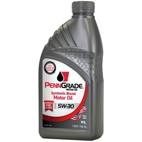 PENNGRADE Motor Oil 62726 PennGrade Syn Blend 5w30 1 Quart