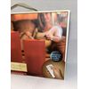 New Apothocary Co 3 pc LED Candle Pillar Set with  Remote Cinnamon Scent Red