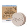 Niyok Natural Cosmetics 2-in-1 Solid Shower Bar + Moisturizer, Sensitive Formula, 80g
