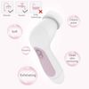 Waterproof Facial Cleansing Spin Brush Set with 5 Exfoliating Brush Heads - E...
