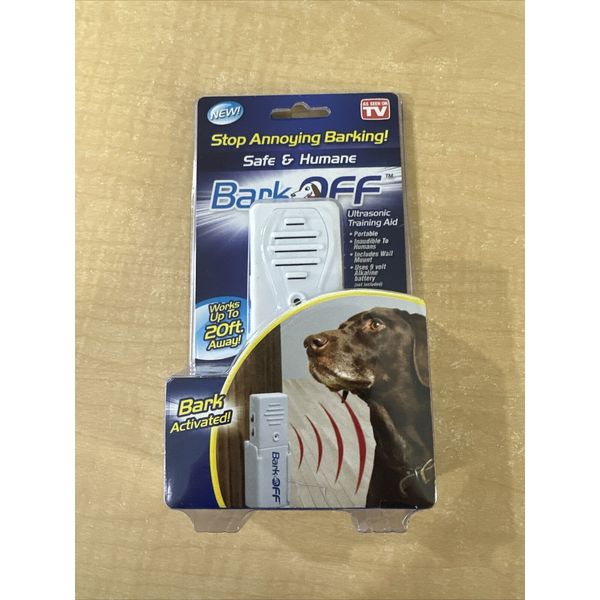 Bark Off Stops Barking Works Up To 20' Safe & Humane New  Sonic Trainer It/716