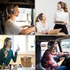 Trucker Wireless Mic Blue Parrot Bluetooth Noise Cancelling Headset Earpiece