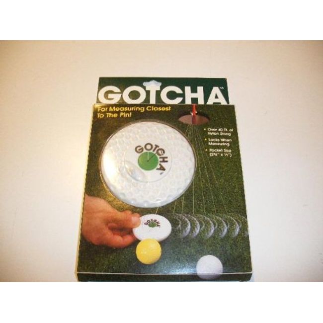 Charter Gotcha Golf Tape Measure Closest To Pin Fits In Bag NEW