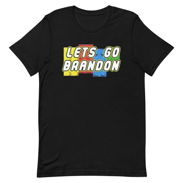 Let's Go Brandon Toy Blocks Shirt Black