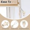 Sourcing Map 10Pcs Roller Shades End Cap Cover, Universal Replacement for Outdoor Indoor Roller Shutter, Coffee