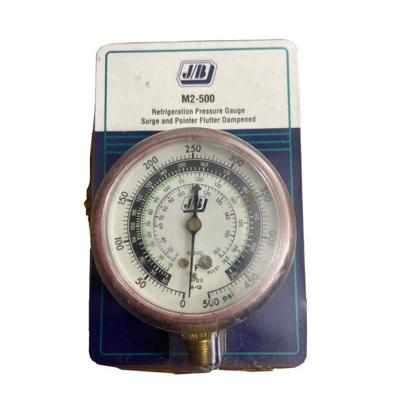 Jb Industries M2-500 Gauge refrigeration pressure gauge surge