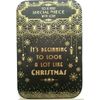 Art Deco - Special Niece - Glittered Christmas Card