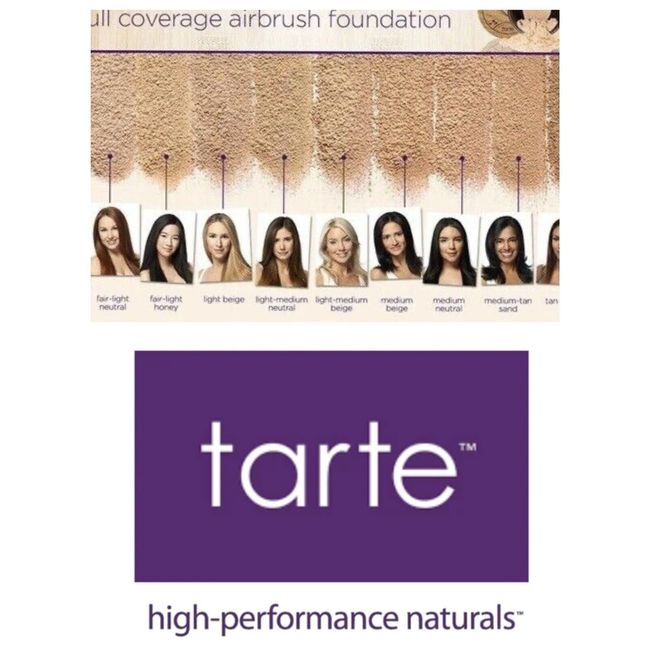 Tarte Amazonian Clay Full Coverage Airbrush Foundation Fair Light Neutral NIB