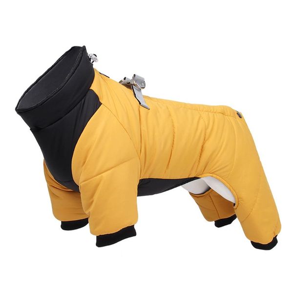 Winter Warmth Thicken Dog Jacket: Cozy And Stylish Four-Legged Attire - Yellow / S