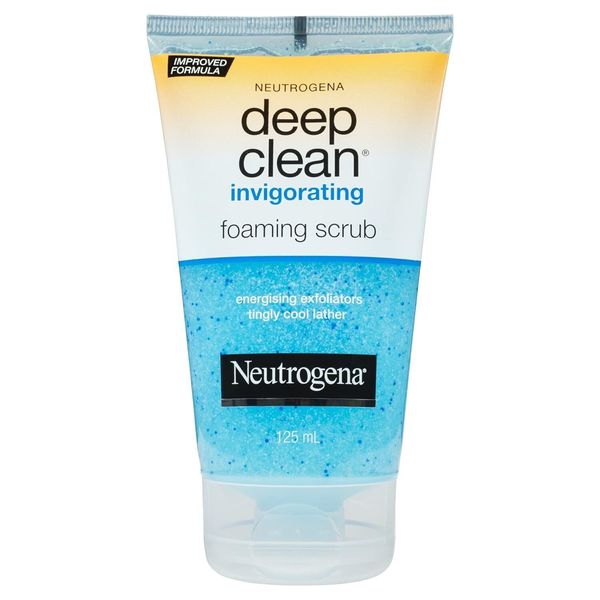 Neutrogena Deep Clean Invigorating Foaming Facial Scrub with Glycerin,...