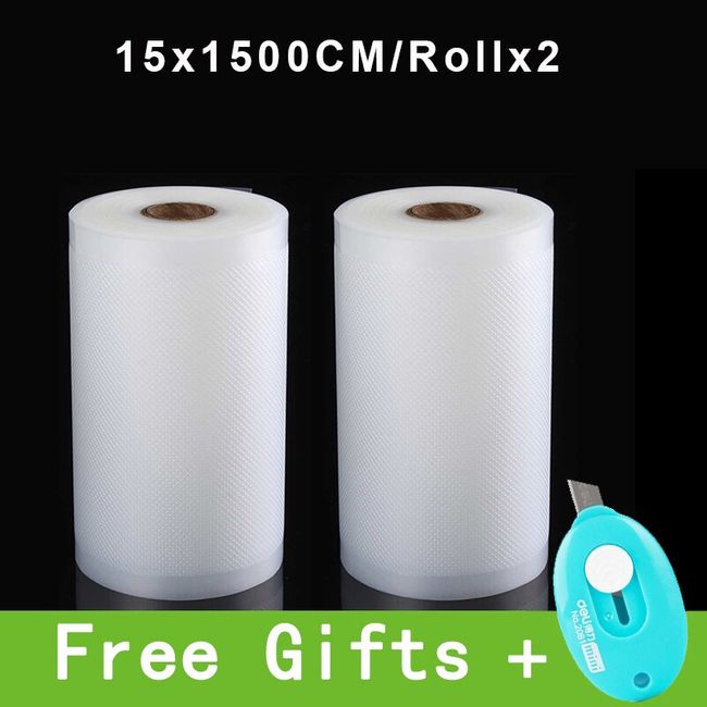 500cm/Roll Food Vacuum Sealer Bag for Vacuum Sealer Meat Vegetable Sous  Vide Storage Packaging Bag