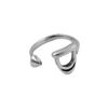 Equestrian Horse Stirrup 925 Sterling Silver Ring (S)
