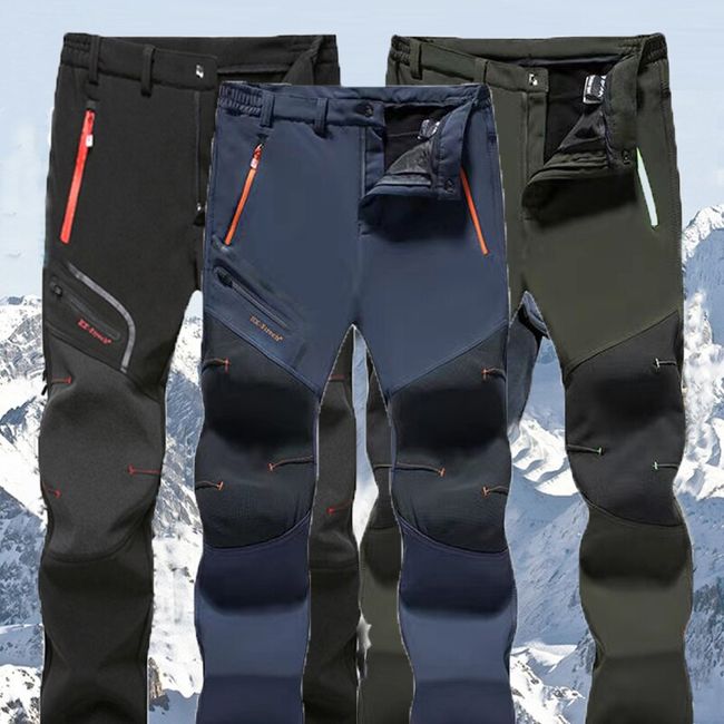 New Softshell Waterproof Pants Men Sharkskin Fleece Tactical Army Military  Combat Hiking Trekking Climbing Outdoor Trousers