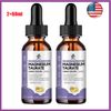 2*60ml Magnesium Taurate Drop for Muscle Function, Nerve, Heart Health Support