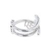 FLOWERING Tail Clutch (Size less) Simple HTC0036-SV (Silver)